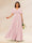 A字型/公主式V领短袖加大码伴娘礼服，带口袋