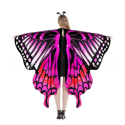 Butterfly Funny Costume Wings Mask Headband Halloween Performance Costumes