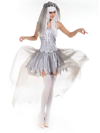 Halloween Party Couple Ghost Movie Scary Masquerade Costumes