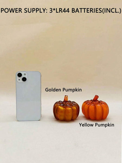 Halloween Pumpkin Candle Glow Desktop Decoration Costume Props