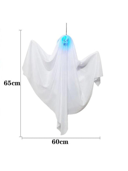 Glowing Hanging Horror LED Ghost Scary Ambiance Light Halloween Decorative Props