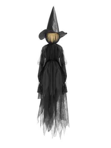 Halloween Colorful Gradient Voice Control Witch Ghost Spooky Hanging Decoration Props