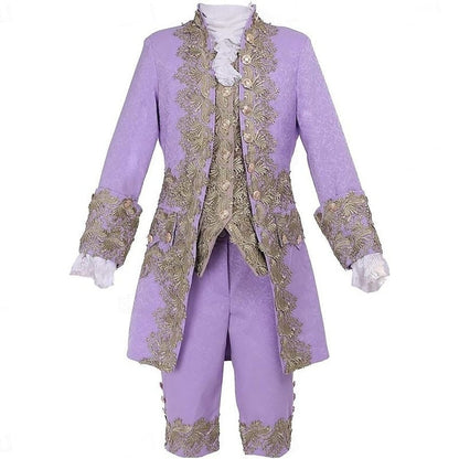 Men's Royal Halloween Carnival Performance Party Baroque Victorian Rococo Outfits