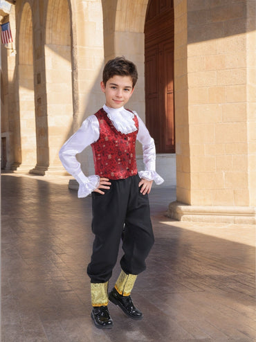 Victorian Party Costumes for Boys Role Play Masquerade Lace Party and Evening Rococo Set