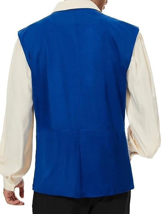 Men's Retro Vintage Medieval Ren Faire Pirate Viking Ranger Celtic Halloween Carnival Party Vest