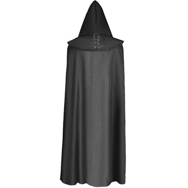 Retro Vintage Punk & Gothic Medieval Ren Faire Witch Plague Doctor Viking Solid Color Unisex Fantasy Walpurgis Night Masquerade Party Cape Cloak