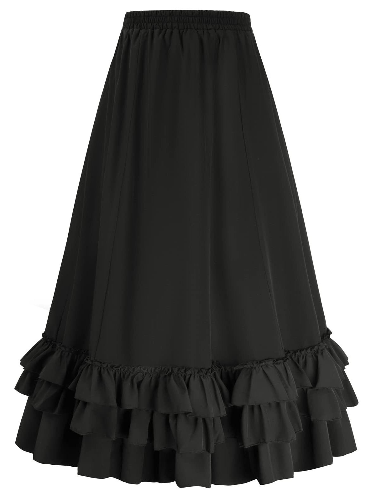 Retro Vintage Goth Girl's Fantasy Steampunk Masquerade Casual Daily ' Punk & Gothic Medieval Skirt