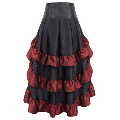 Retro Vintage Pirate Women's Pirate Fantasy Steampunk Casual Daily Medieval Renaissance Skirt