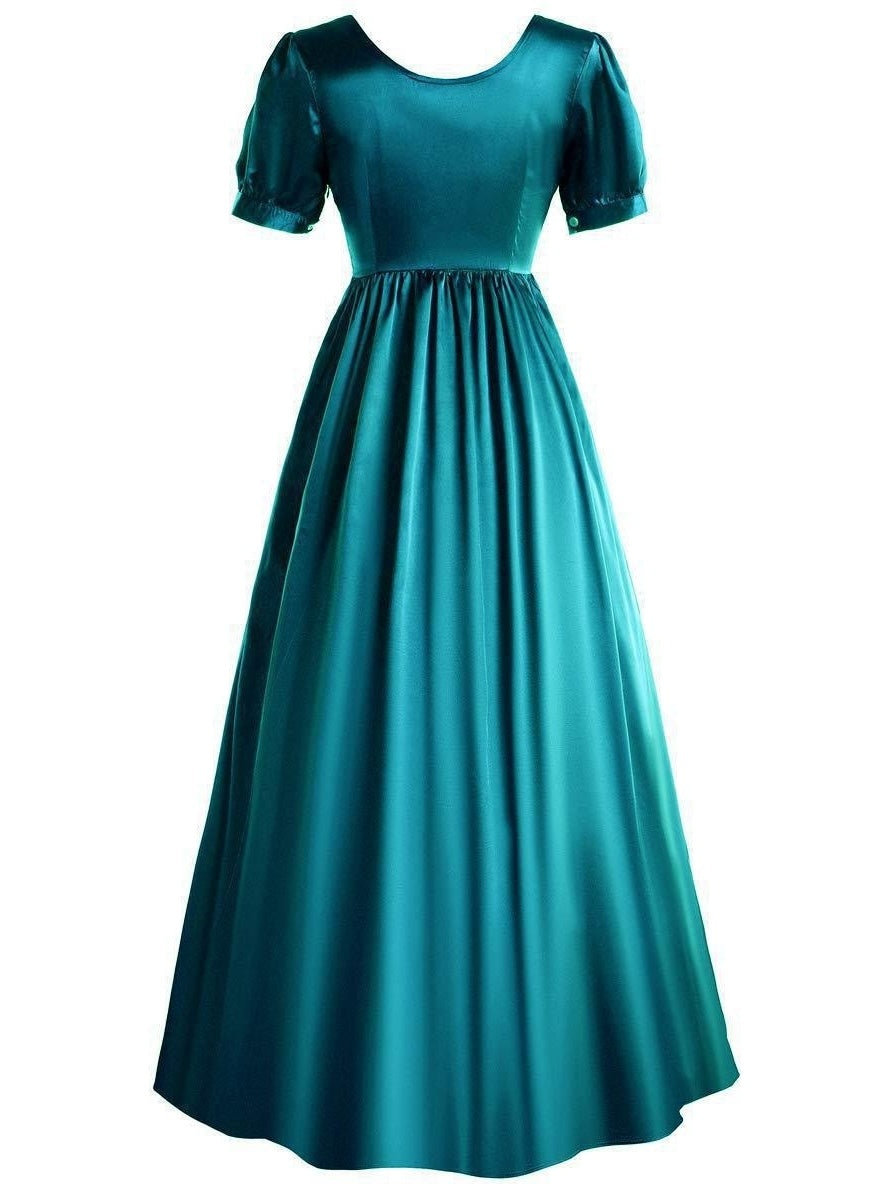 Women's Girls' Costume Cosplay Party Masquerade Victorian Medieval Renaissance Cocktail Vintage Dress