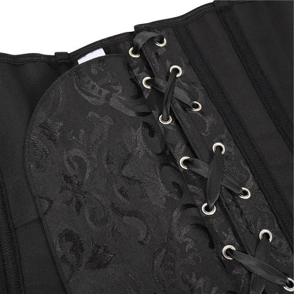 Women Floral Lace Off Shoulder Rococo Punk & Gothic Overbust Corset
