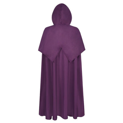 Men's Retro Vintage Medieval Renaissance Hooded Viking Royal Halloween Carnival Party Cloak
