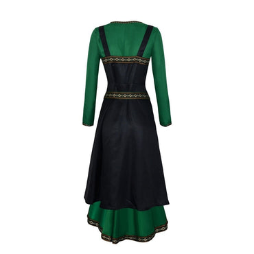 A-Line/Princess Long Sleeves Floor-Length Medieval Renaissance Halloween Cocktail Dress