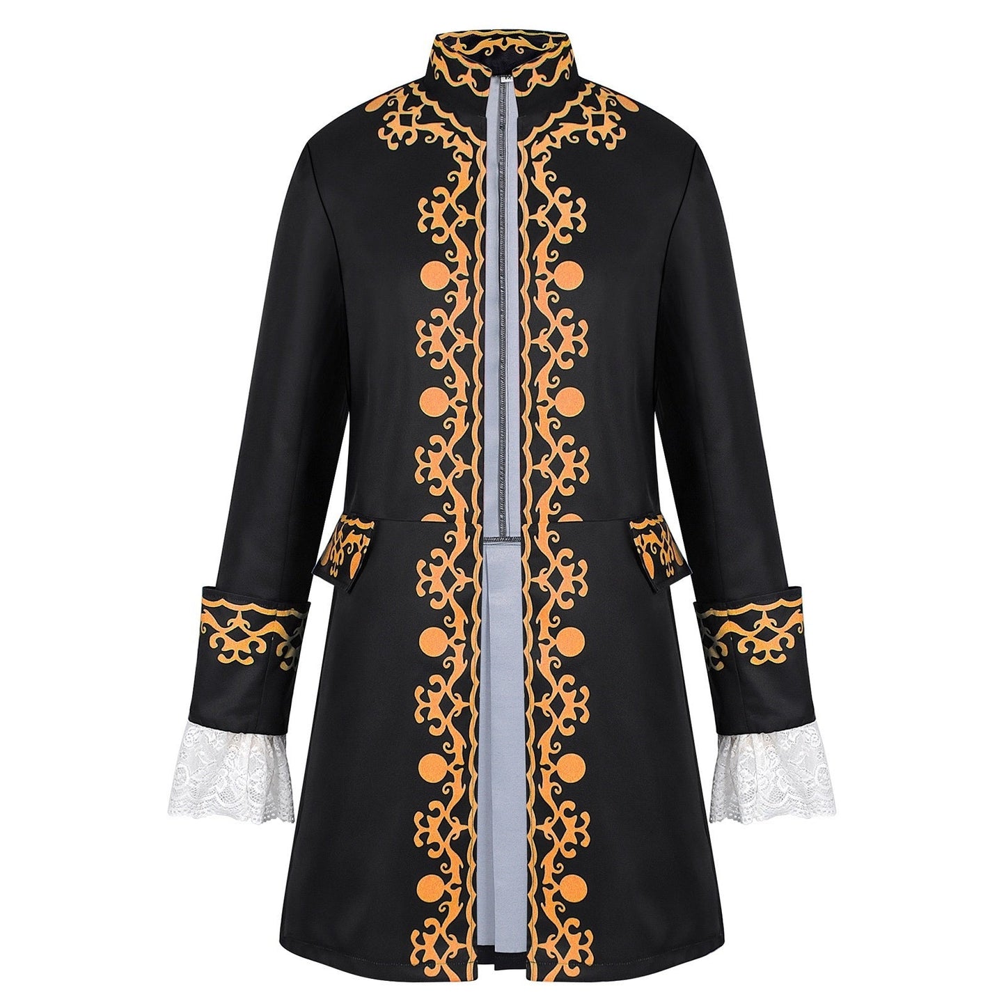 Men's Retro Vintage Punk Medieval Renaissance Steampunk Jacket