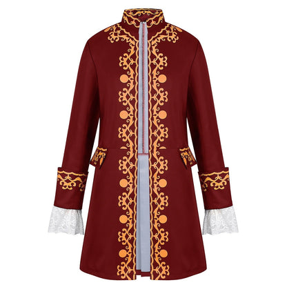 Men's Retro Vintage Punk Medieval Renaissance Steampunk Jacket