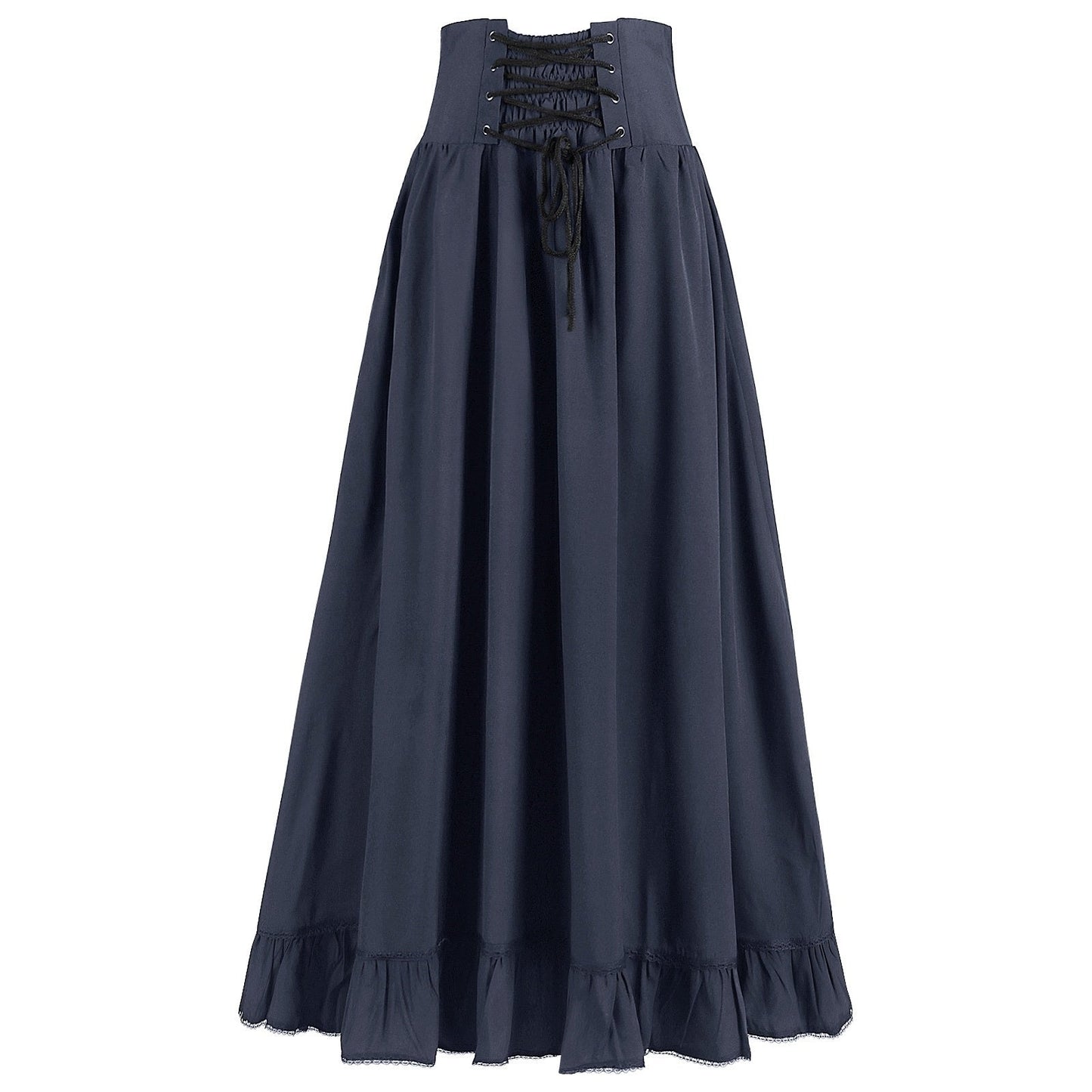 A-Line/Princess Ankle-Length Retro Vintage Punk & Gothic Medieval Renaissance Maxi Cosplay Casual Daily Skirt