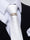 Men's Basic Ties Solid Color Light Yellow White Dark Red with Rhinestone