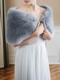 Women's Wedding Guest Sleeveless Wrap/Shawls With Pure Color