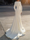 Mermaid Formal Wedding Dresses Elastic Satin V-Neck Long Sleeves Sweep / Brush Train Bridal Gowns With Beading Solid Color