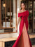 Trumpet/Mermaid Mother Of The Bride Dress One-Shoulder Short Sleeves Evening Dresses with Ruffles & Appliques