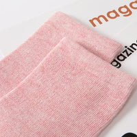 10 Pairs Women's Work Daily Holiday Solid Color Polyester Sporty Simple Classic Casual Daily Crew Socks