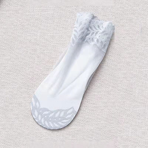5双女士日常假日蕾丝氨纶尼龙露趾袜