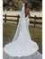One-tier Vintage Style / Pearls Wedding Veil Cathedral Veils with Faux Pearl 110.24 in (280cm) Tulle