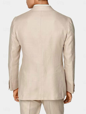 Men's Standard Fit Double Breasted Six-buttons 2 Pieces Wedding Suits