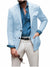 Men's Tailored Fit Single Breasted Two-buttons Blazer Jacket