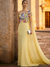 Sheath/Column One-Shoulder Sleeveless Floral Evening Dresses With Cape Elegant Wedding Formal