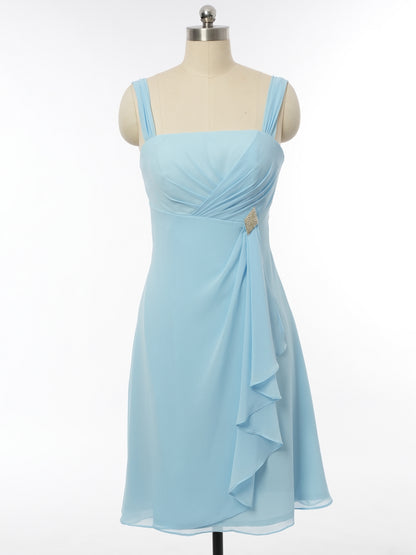 A-Line/Princess Scoop Half Sleeves 2 Pieces Mother of the Bride Dresses with Ruffles
