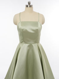A-Line/Princess Spaghetti Straps Sleeveless Bridesmaid Dresses with Ruched