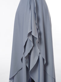 A-Line/Princess Plunging V-Neck Sleeveless Bridesmaid Dresses with Split Side