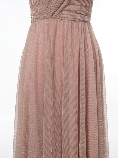 A-Line/Princess V-Neck Sleeveless Bridesmaid Dresses with Ruched
