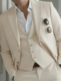 Men's Suit 3-Piece Fashionable Stylish Wedding Party Prom Suits Wear