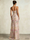 A-Line/Princess Prom Dresses Sparkly Floral Strapless Embroidery Floor-Length Corset Formal Gowns Ruched