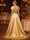 A-Line Evening Gown V-Neck Sleeveless Court Train Satin Mother of the Bride Dresses With Rhinestone