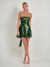 A-Line/Princess Sequined Strapless Sleeveless Short/Mini Homecoming Dresses with Back Bow