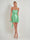 A-Line/Princess Sequined Strapless Sleeveless Short/Mini Homecoming Dresses with Back Bow