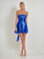 A-Line/Princess Sequined Strapless Sleeveless Short/Mini Homecoming Dresses with Back Bow