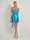A-Line/Princess Sequined Strapless Sleeveless Short/Mini Homecoming Dresses with Back Bow