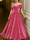 Red Green A-Line Evening Gown Elegant Dress Formal Wedding Floor Length Short Sleeve Off Shoulder Pocket Velvet with Pleats Christmas