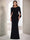 Sheath/Column Elegant Mother Of The Bride Dress Scoop Neck Short Sleeves Floor-Length Wedding Guest Dresses Formal Evening