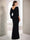 Sheath/Column Elegant Mother Of The Bride Dress Scoop Neck Short Sleeves Floor-Length Wedding Guest Dresses Formal Evening