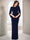 Sheath/Column Elegant Mother Of The Bride Dress Scoop Neck Short Sleeves Floor-Length Wedding Guest Dresses Formal Evening