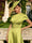 A-Line/Princess Mother of the Bride Dresses One-shoulder Short Sleeves Tea-Length with Ruffles