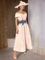 A-Line/Princess Mother of the Bride Dresses Satin Off-Shoulder Short Sleeves Ankle-Length with Ruffles&Appliques