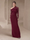 Sheath/Column Evening Dress One-Shoulder Floor-length Wedding Guest Dress Stretch Crepe Dresses