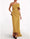 Sheath/Column Evening Dress Taffeta One-Shoulder Sleeveless Ankle-Length Mother Of The Bride Dress With Back Bow