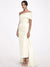 Sheath/Column Evening Dress Taffeta One-Shoulder Sleeveless Ankle-Length Mother Of The Bride Dress With Back Bow