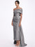 Sheath/Column Evening Dress Taffeta One-Shoulder Sleeveless Ankle-Length Mother Of The Bride Dress With Back Bow
